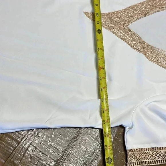 SHEIN WOMENS V-NECK TOP SIZE XL - Picture 2 of 5